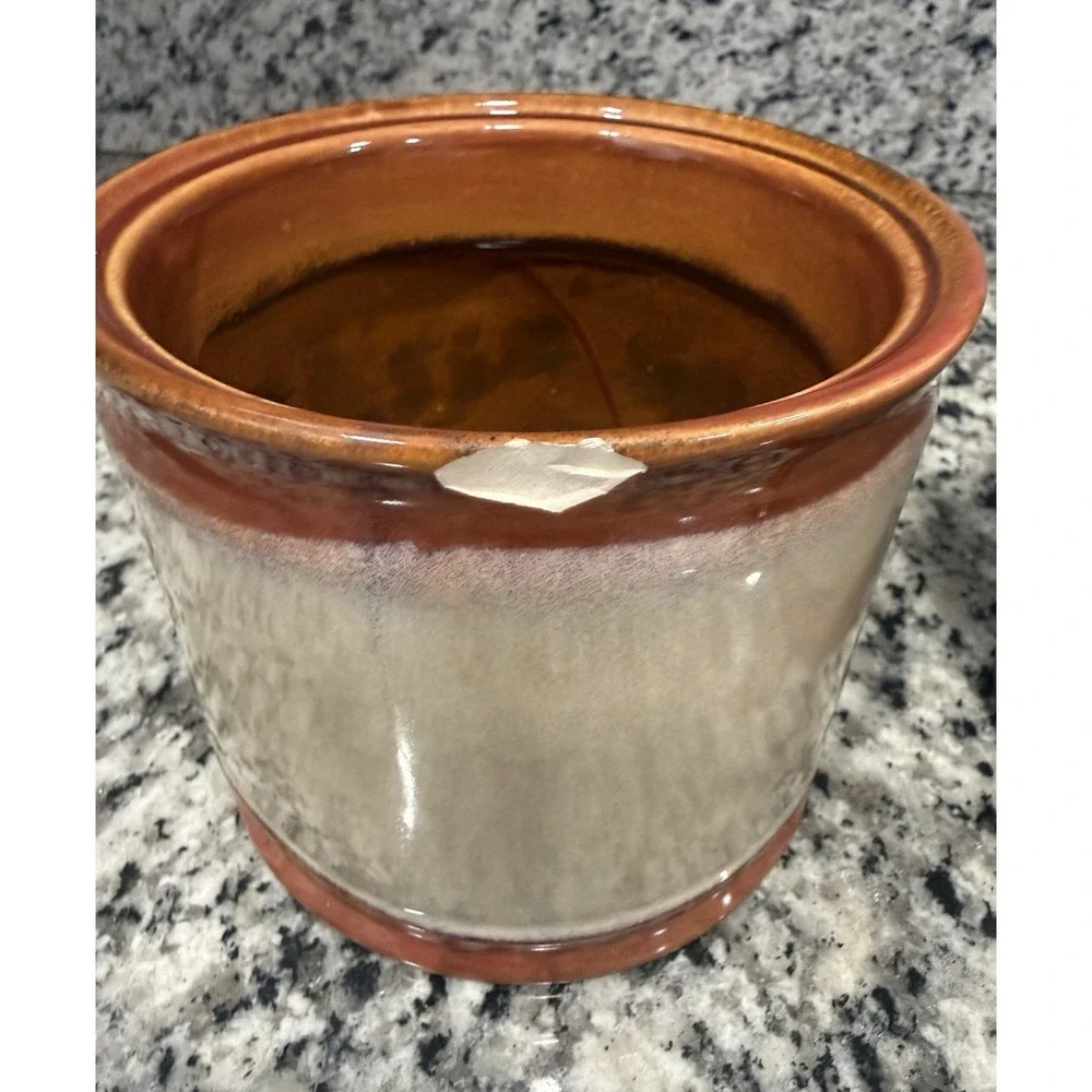 Vintage Rooster Chicken Canister Set of 3 Glazed Pottery Farmhouse Grandma Core